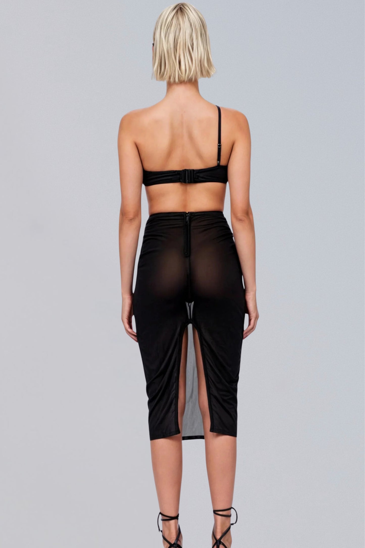 Oblique Noir Dress