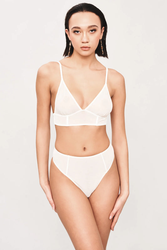 The Veil Allure Thong White