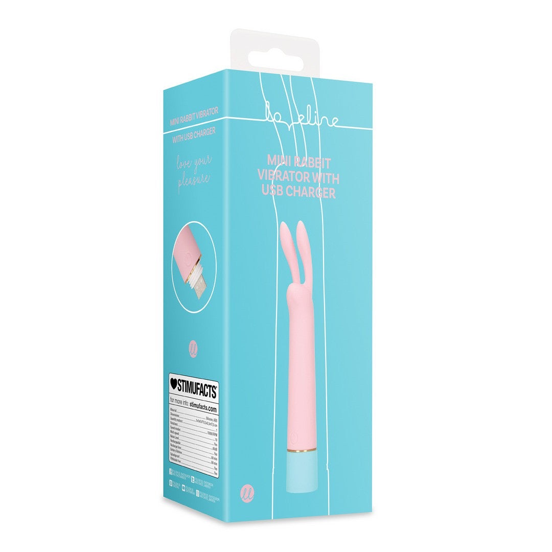 Pink Mini Rabbit Stimulator - Compact Design