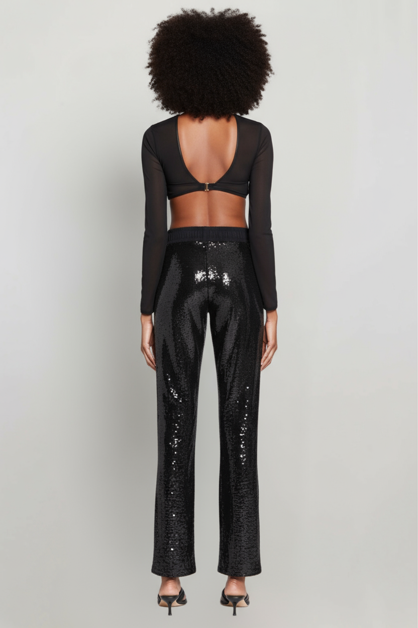 Sequin Trousers