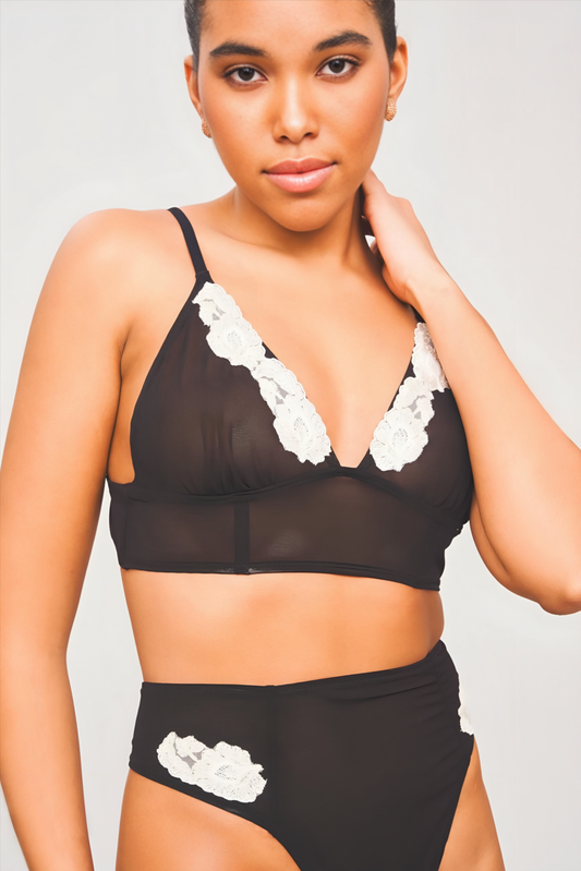 Bralette triangular sin aros